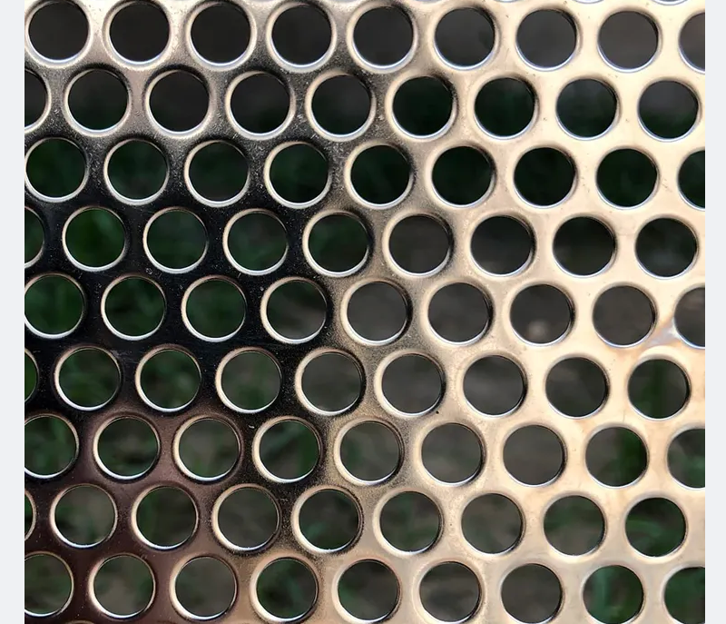 Round hole filter screen cylinder
