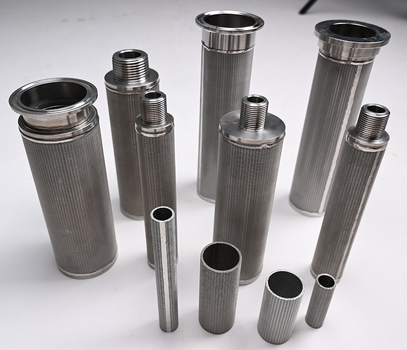 Sintered screen filter element